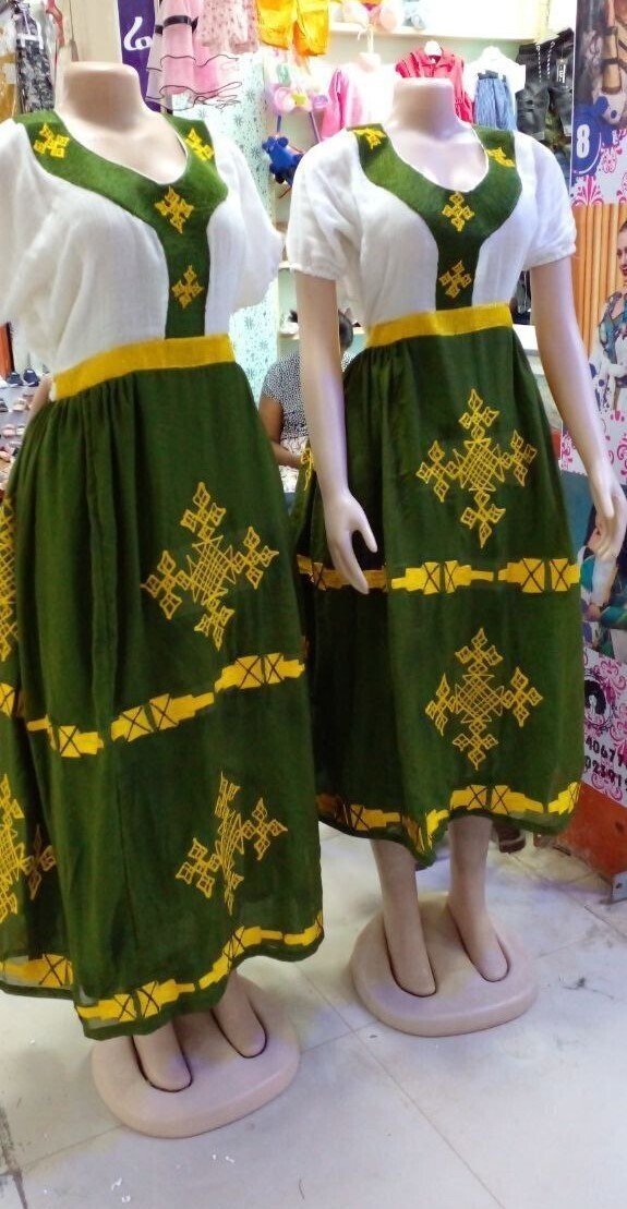 የሀበሻ ቀሚስ Ethiopian Traditional Dress