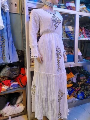 የሀበሻ ቀሚስ Ethiopian Traditional Dress