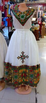 የሀበሻ ቀሚስ Ethiopian Traditional Dress