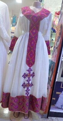 የሀበሻ ቀሚስ Ethiopian Traditional Dress