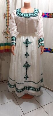 የሀበሻ ቀሚስ Ethiopian Traditional Dress