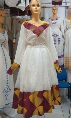 የሀበሻ ቀሚስ Ethiopian Traditional Dress