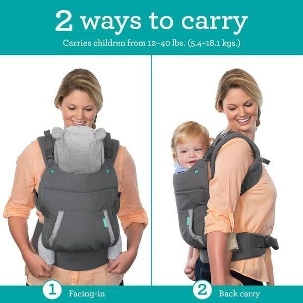 Infantino baby carrier (ባለ ኮፍያ)