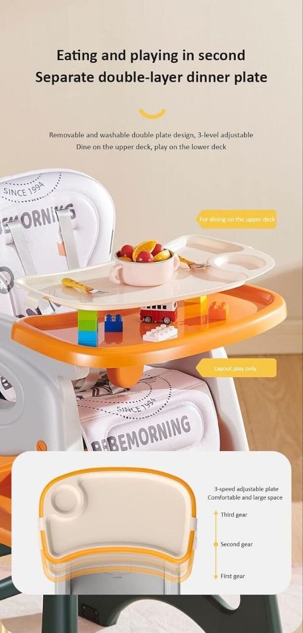Baby High Chair  Multifunctional Infant Feeding Chair
Chair &amp; Table