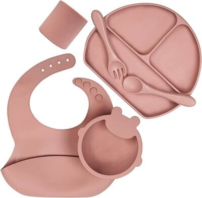 Silicone Baby Feeding Set of 6