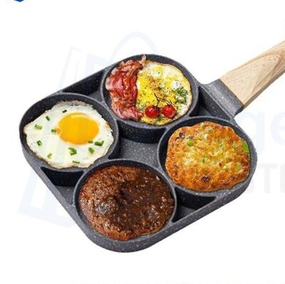 Flat bottom omellet pan