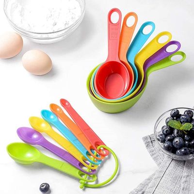 6 pieces measuring cup and spoon set