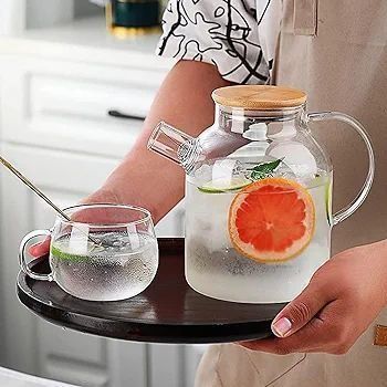 Heat resistance glass tea pot