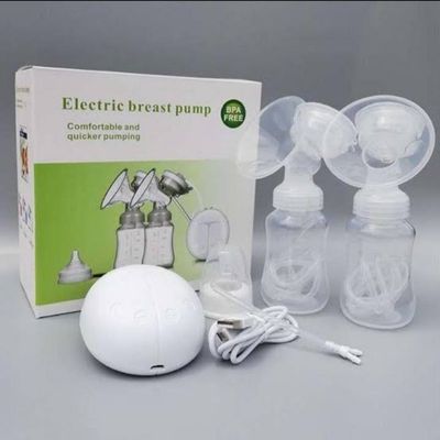 Automatic double breast pump