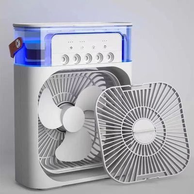 Dual use air cooler fan and humidifier