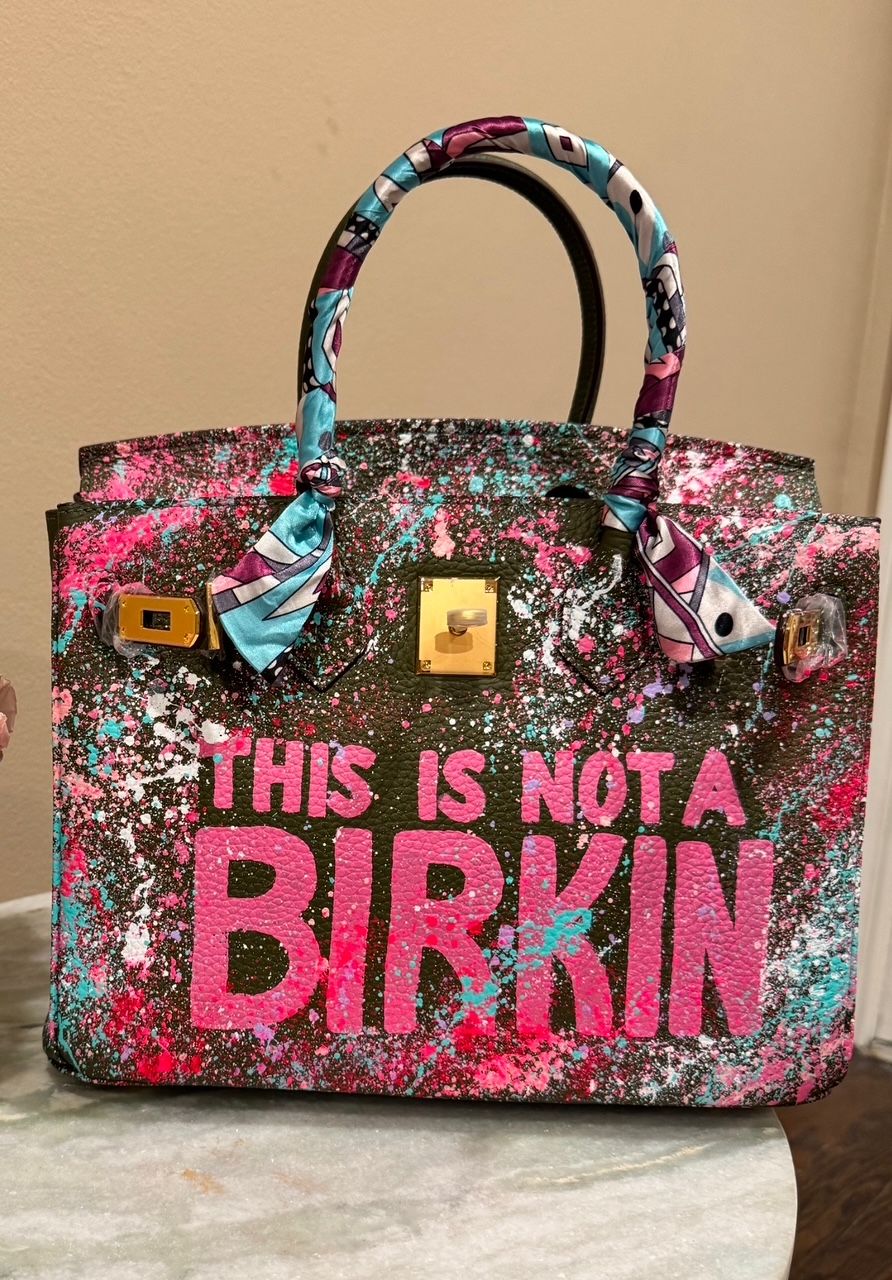 Artistic Hand Painted Bags በእጅ የተሳሉ ፅሁፍ እና ምስል ያለባቸው ቦርሳዎች
