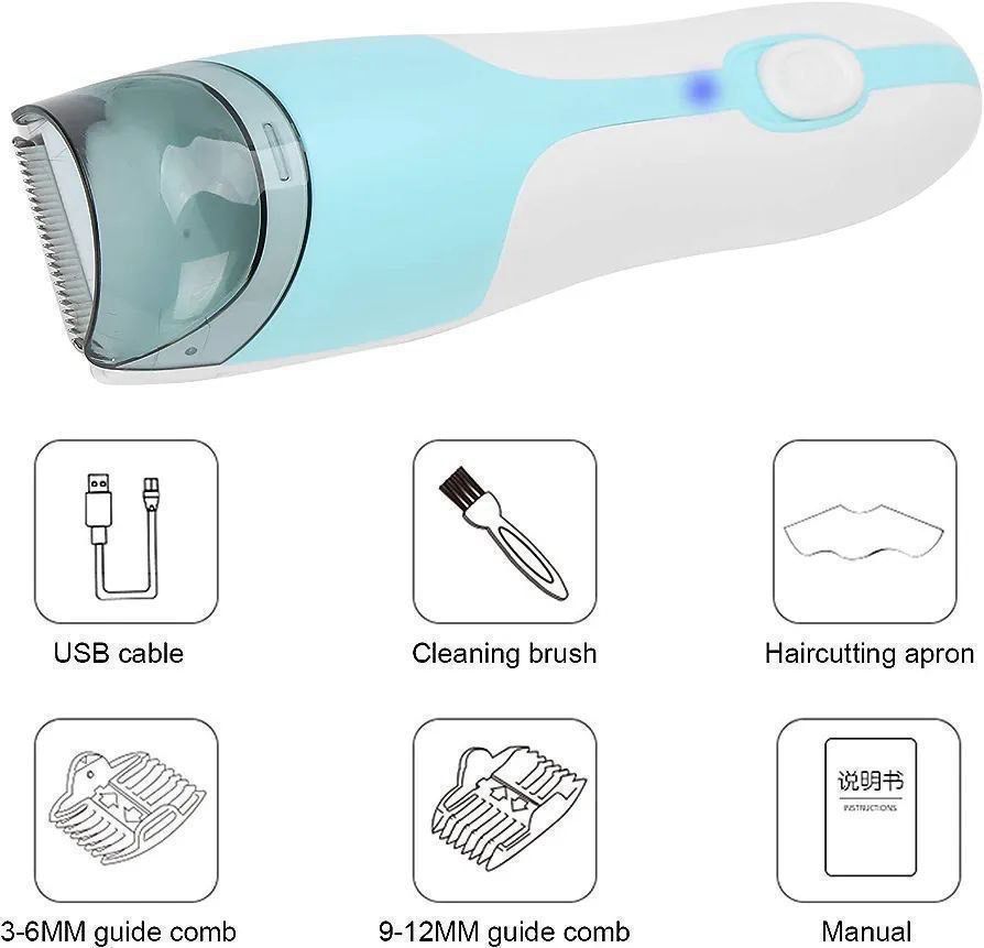Baby Kid Electric Hair Trimmer  ለልጆች ታስቦ የተሰራ የፀጉር ማሽን  ሁሉንም ነገር አሞልቶ የያዘ
