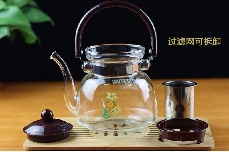 Glass tea pot