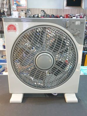 Changli Crown plastic box fan 12 inch 3 speed