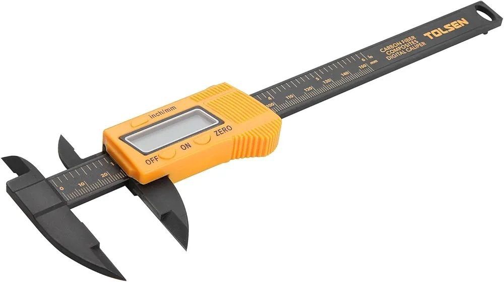 Carbon fiber composites digital caliper