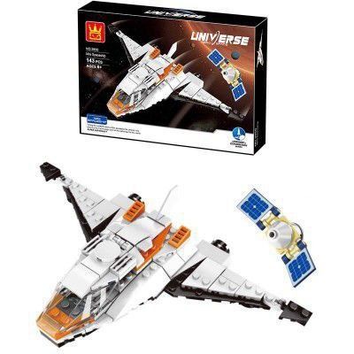 Aerospace mini spaceship toy building