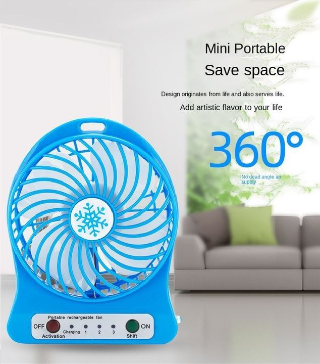 USB desk fan