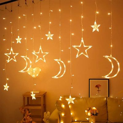 Moon &amp; star shape led light