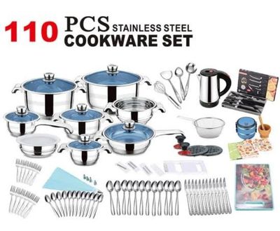 110 pcs cookware set