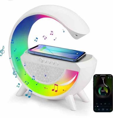 Led Wireless Charging  Speaker With Bluetooth Speaker