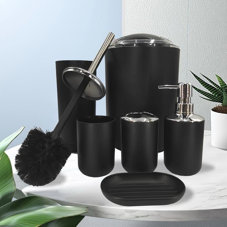 6 Pcs Bathroom Set
