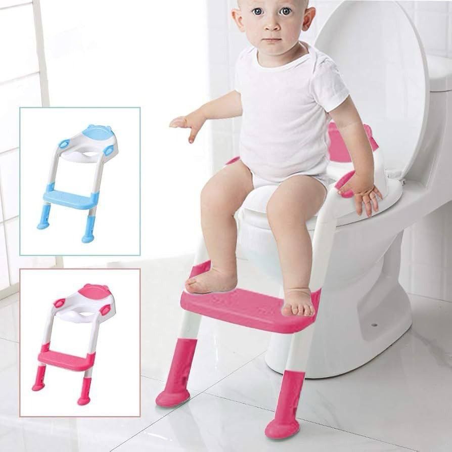Kids Toilet Potty  Traning Seat With Stool Ladder