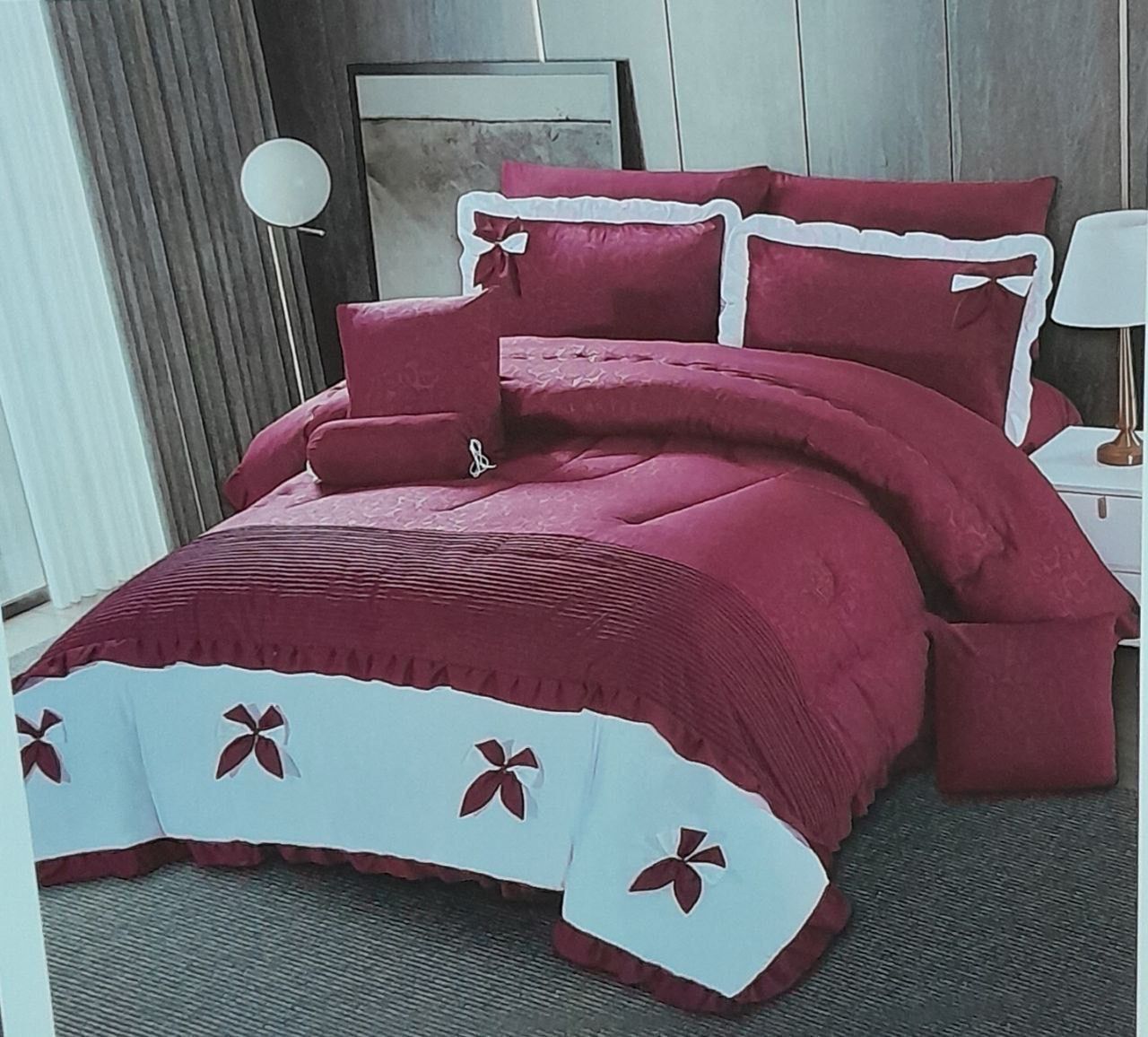 9 PCs Comforter Set