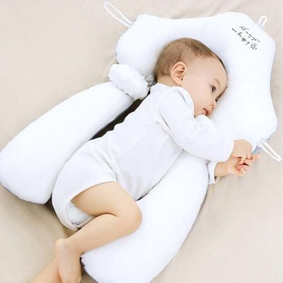 Baby Head Shaping  Pillow With Body Positioner Cloud Shaped