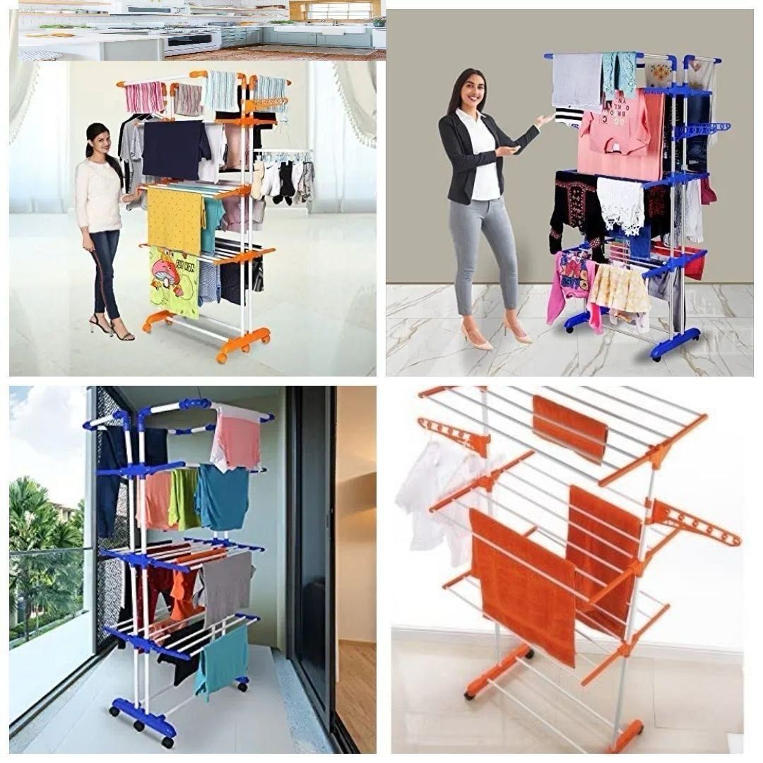 Three Layer Clothes Hanger Rack