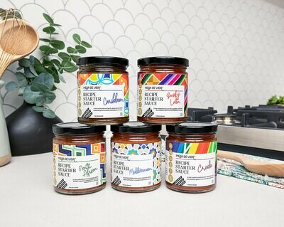 Global Flavors Collection - 5 Pack Variety Bundle | Whole30 Approved Recipe Starter and Cooking Sauces Global Flavors Collection - 5 Pack Variety Bundle | Whole30 Approved Recipe Starter and Cooking Sauces
