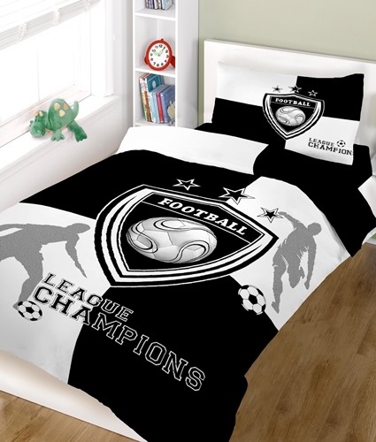 Σετ Σεντόνια Μονά Champions Black-White Cotton Line