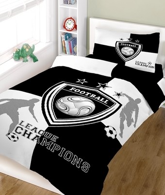 Σετ Σεντόνια Μονά Champions Black-White Cotton Line