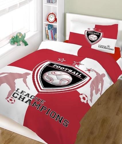 Σετ Σεντόνια Μονά Champions Red-White Cotton Line