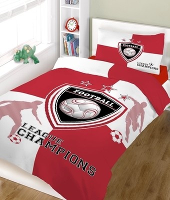 Σετ Σεντόνια Μονά Champions Red-White Cotton Line