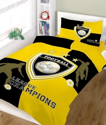 Σετ Σεντόνια Μονά Champions Yellow-Black Cotton Line