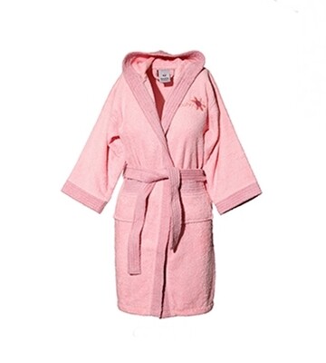 Μπουρνούζι Παιδικό με Κουκούλα Pink - Sunshine