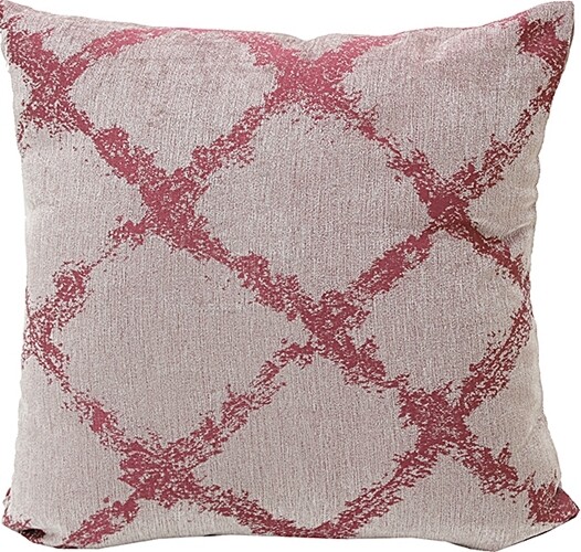 Μαξιλαροθήκη Φιγούρας 1619 Μπορντώ - Ilis Home