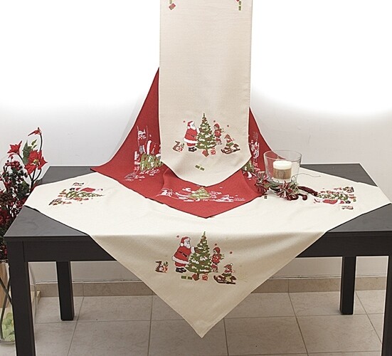 Τραβέρσα Κέντημα 17851 Μπεζ - Ilis Home