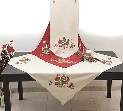 Τραβέρσα Κέντημα 17851 Μπεζ - Ilis Home