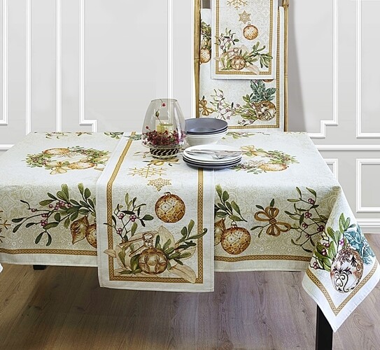 Τραβέρσα 45Χ140 εκ. Στόφα Ζακάρ Advent - Ilis Home