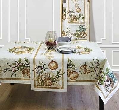 Τραπεζομάντηλο 140Χ220 εκ. Στόφα Ζακάρ Advent - Ilis Home