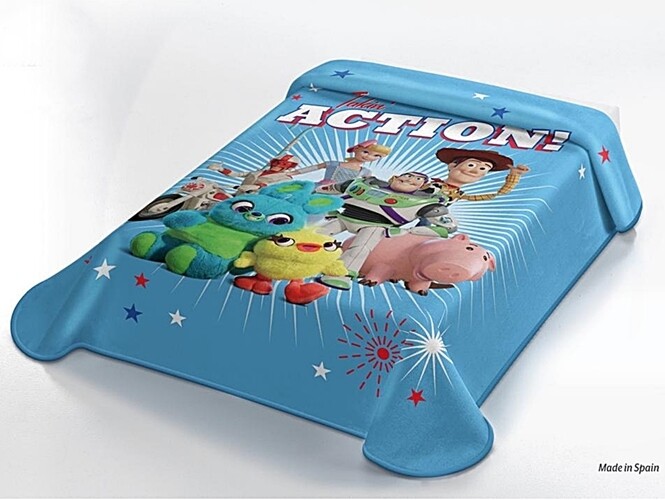 Κουβέρτα Βελουτέ Toy Story - Disney Ισπανίας - Belpla