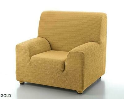 Κάλυμμα Πολυθρόνας Akari Χρυσό Λύκρα Ελαστικό