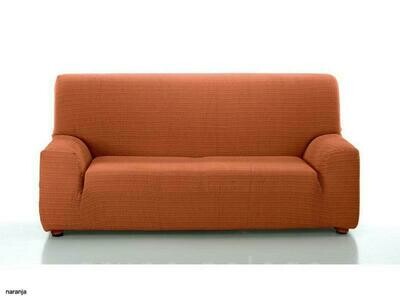 Κάλυμμα Διθέσιου Καναπέ Akari Πορτοκαλί Λύκρα Ελαστικό