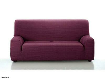 Κάλυμμα Τριθέσιου Καναπέ Akari Μωβ Λύκρα Ελαστικό