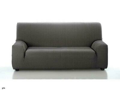 Κάλυμμα Τριθέσιου Καναπέ Akari Γκρι Λύκρα Ελαστικό