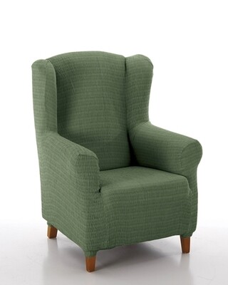 Κάλυμμα Μπερζέρας Λύκρα Ελαστικό Akari Πράσινο - McDecor