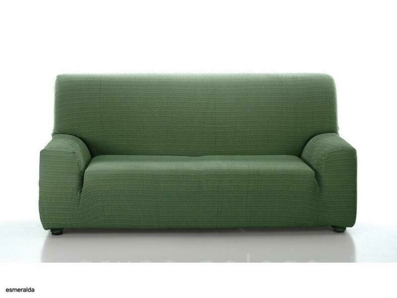 Σετ Καλύμματα Διθέσιο &amp; Τριθέσιο Akari Πράσινο Λύκρα Ελαστικό