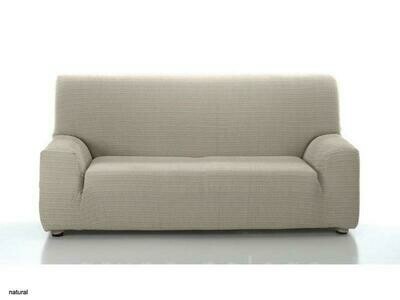 Σετ Καλύμματα Διθέσιο &amp; Τριθέσιο Akari Εκρού Λύκρα Ελαστικό