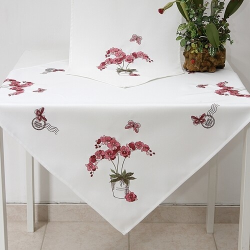 Καρέ Κέντημα 16185 Φούξια - Ilis Home